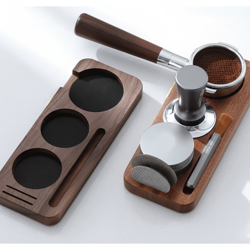 Tamping Station - Walnussholz