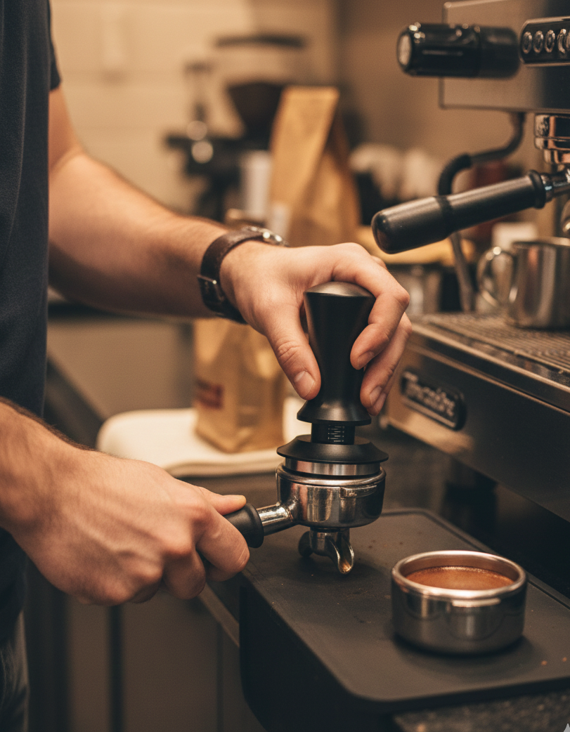 Tamper Druckregulierend - Ripple-Base