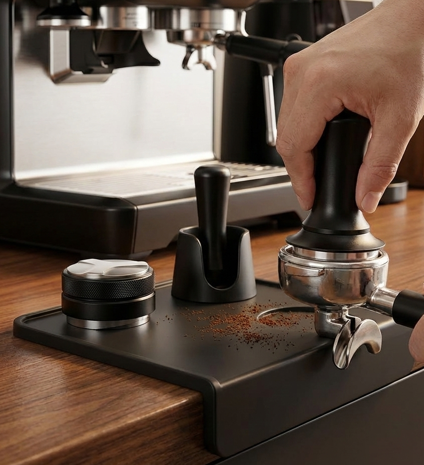 Tamping Matte - mit Winkel